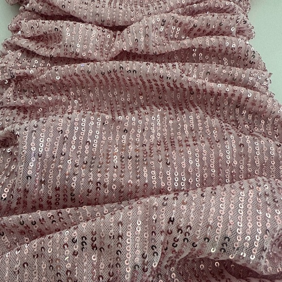 Pretty in Pink Sequin Dress - Picture 3 of 4